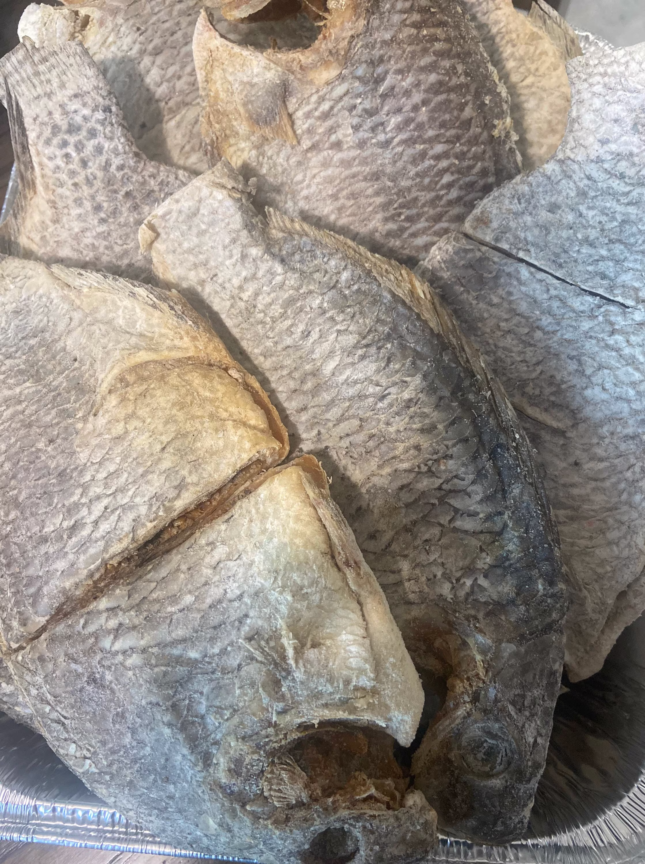 Koobi/Sallted Tilapia Salted Fish Khako Kako Sourced From Ghana, West Africa