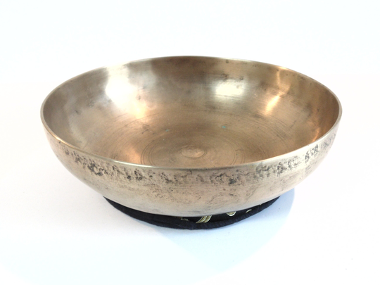 Rare Antique Urna Lingam Himalayan Tibetan Singing Bowl Sound Healing Therapy Note F4