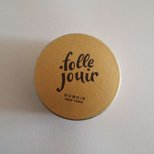 Vintage 1930's Paul Dubois Folle Jouir Face Powder Box Unopened Vanity Storage Make-Up Cosmetics Perfumed Art Deco