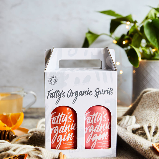 Organic Spiced Orange Gin And Pink Grapefruit Gift Set