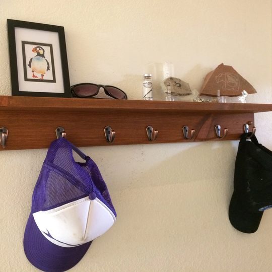 Coat Rack|Coat Hooks|Coat Rack Shelf|Wall Mount Rack|Entryway Organizer|Rustic Modern Hanger|Bathroom Towel