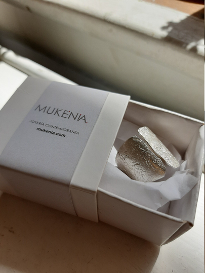 Sand Textured Silver Ring, Organic Rustic Sand Ring