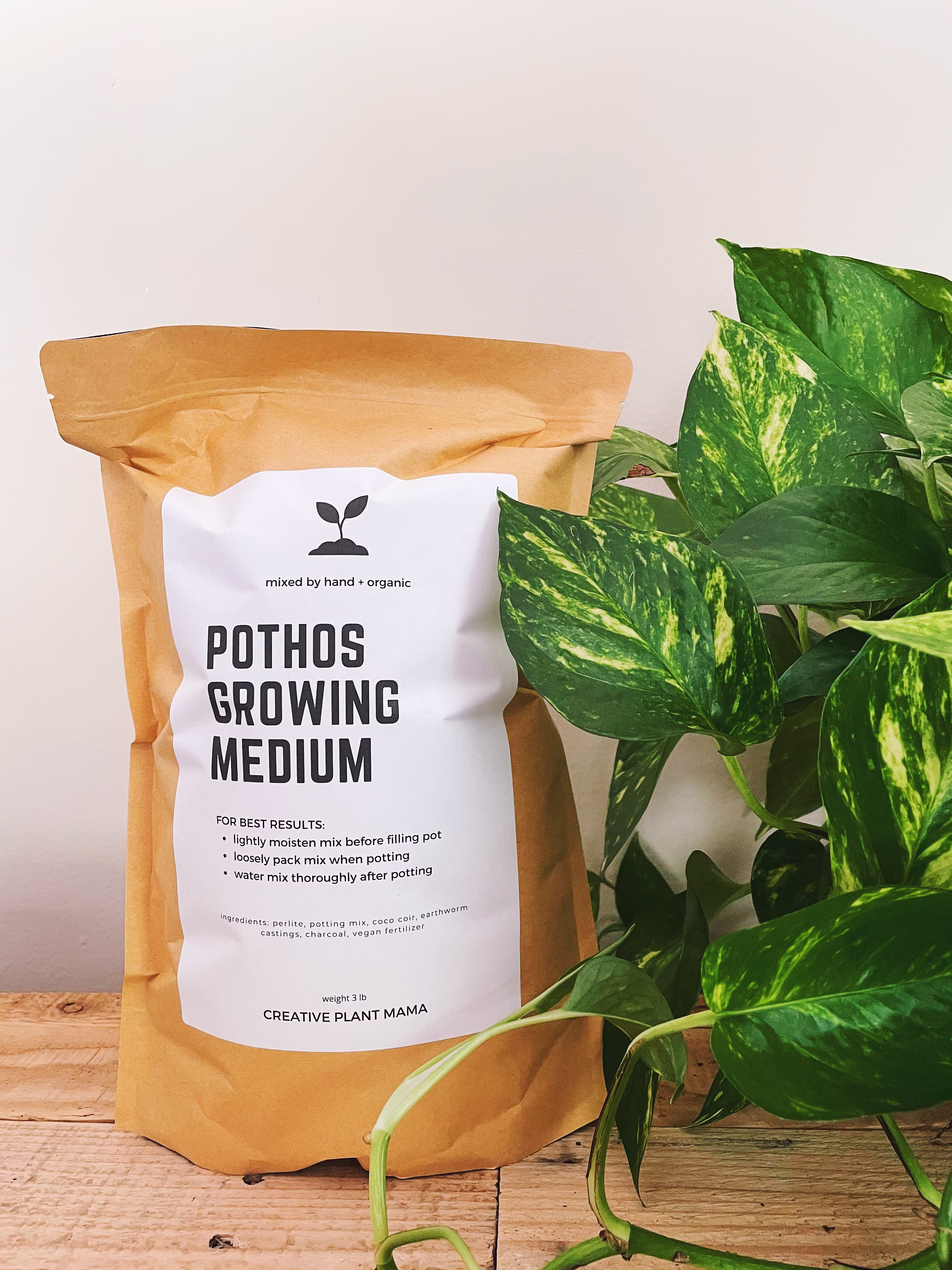 Pothos Soil Mix - Houseplant Growing Medium 3 lb/2 Gallon