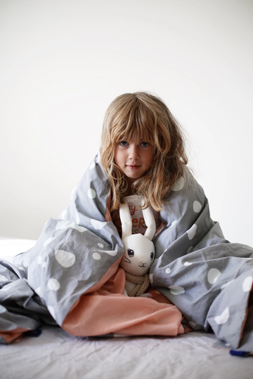 Organic Duvet Cover/Kids Bedding Single Bed Pink Boys & Girls Linen