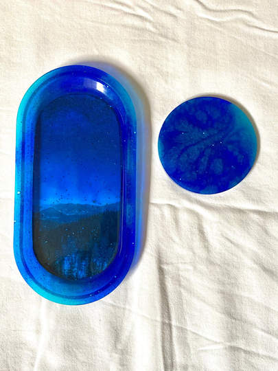 Mountain Scape Mini Rolling Tray