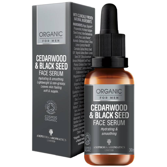 Cedarwood And Blackseed Hydrating Faceserum Men Organic
