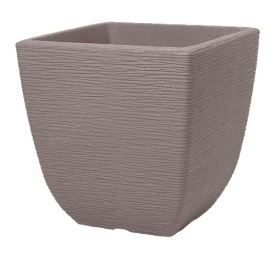 Stewarts Garden Cotswold Square Planter - 32cm - Dark Brown (5140047)