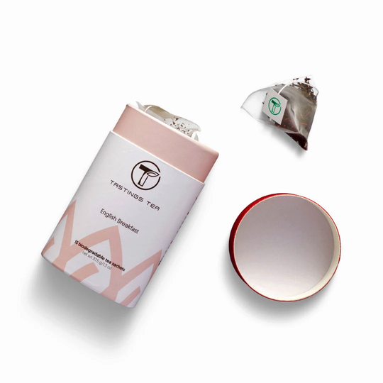 English Breakfast Tea | 100% Organic in Biodegradable Sachets Whole Leaf Specialty From Assam & Nilgiri India