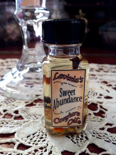 Sweet Abundance Oil - Prosperity Good Fortune Money Hoodoo Spiritual Folk Magic Pagan Witchcraft Wicca