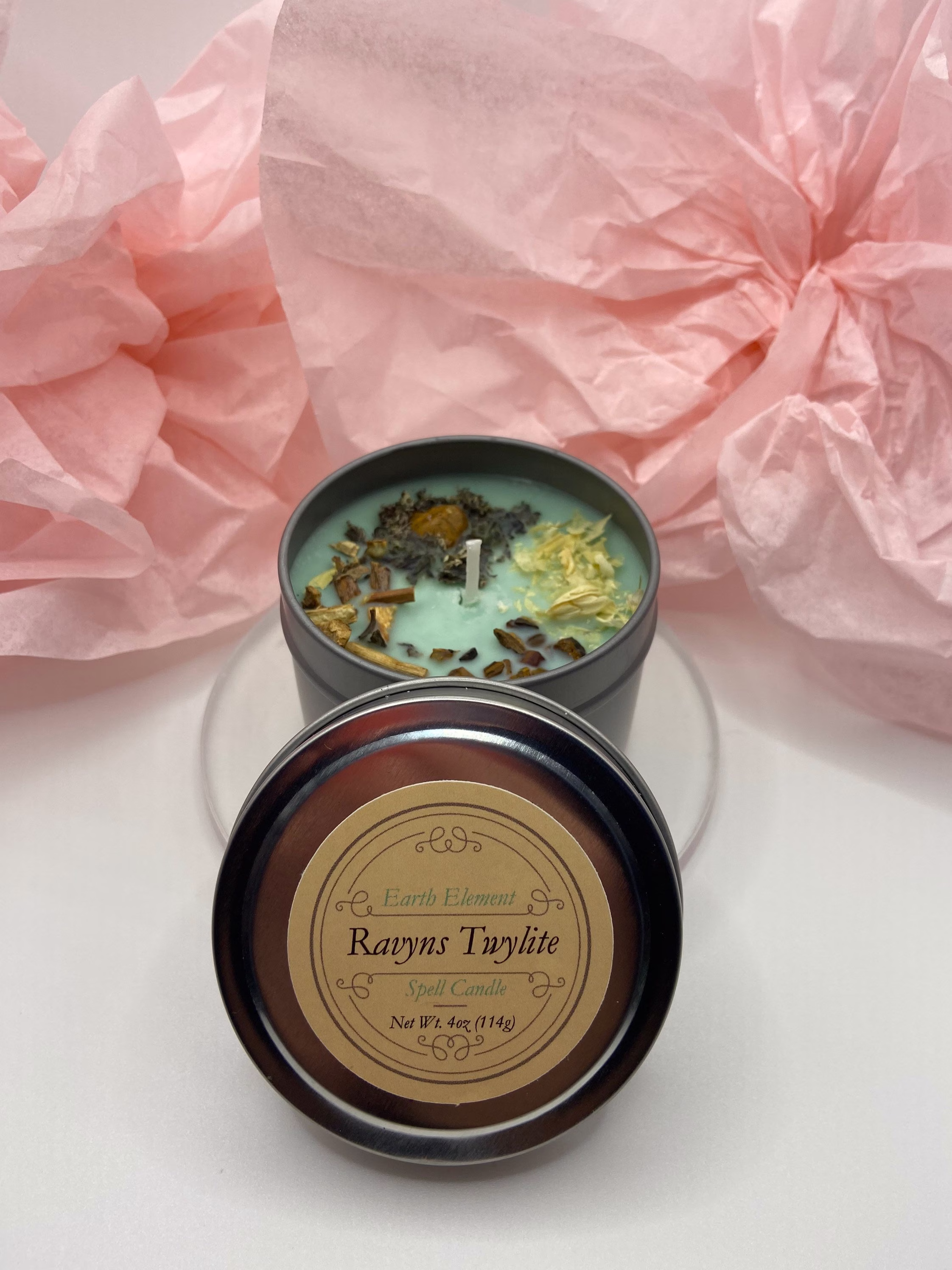 Earth Element Altar Candle - Brown Spell Grounding Meditation