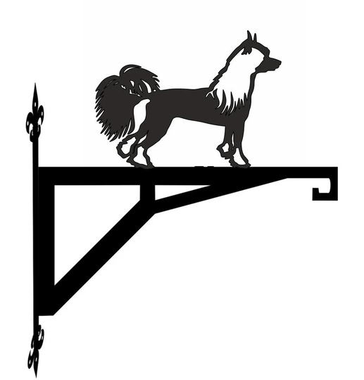 Chinese Crested Modern Contemporary Hanging Bracket