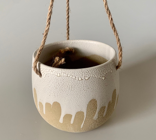 Indoor Hand Made Hanging Plant Pot, Planters, Succulent Pot, Home Decor, Pot For Plants - 2 Available, Gifts Her/Him