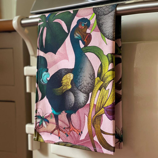 Three Dodos 100% Organic Tea Towel