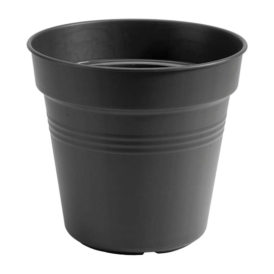 Growing pot Green Basics 11-Growing pot-dark gray-inside and outside-Ø 17 x h 15.6 cm