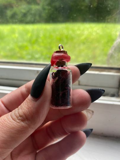 Sealed Hibiscus Pendant