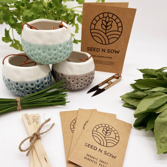 Grow Your Own Hanging Herb Garden Gift Kit