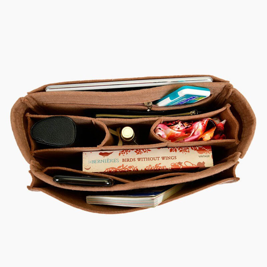 Bays.water All-In-One Style Felt Bag & Purse Organizer/Insert For