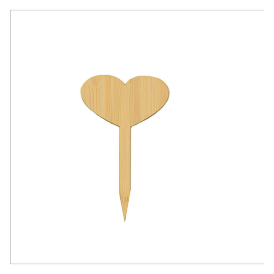 50pcs Bamboo Plant Tags with Marker Pen, Plant Tags Garden Wooden Markers for Seed Pot Herbs Flowers Vegetables (Ellipse, 50 pieces)