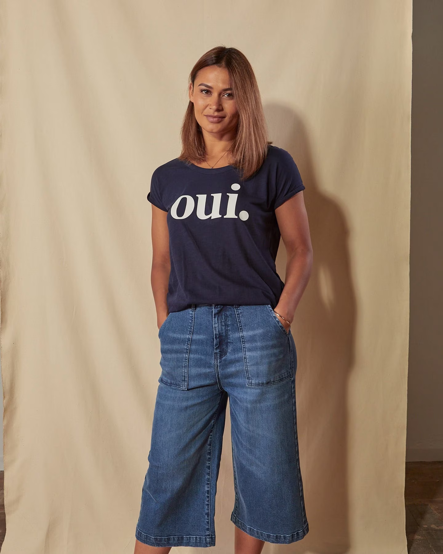 Women's Organic Denim Culottes