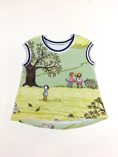 Organic Summer Top, Tshirt, Summer Clothes, Clothing, Blouse, Baby Toddler, Retro Inspired, Tank Top