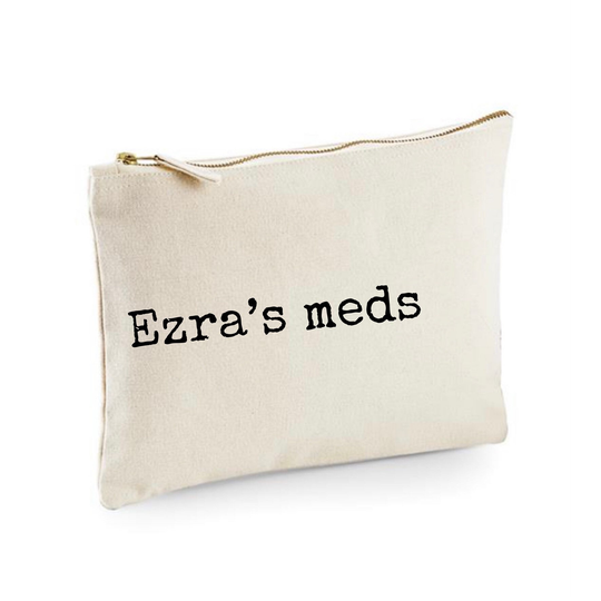 Personalised Medicines Case, Insulin Daily Medications Bag For Travel, Holiday Case Medicines