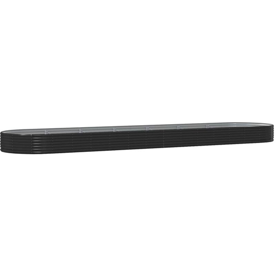 Vidaxl - Garden Planter Powder-coated Steel 600x140x36 cm Anthracite Anthracite