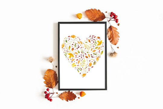 Autumn Print | Fall Home Decor Seasonal Prints Pictures Autumnal