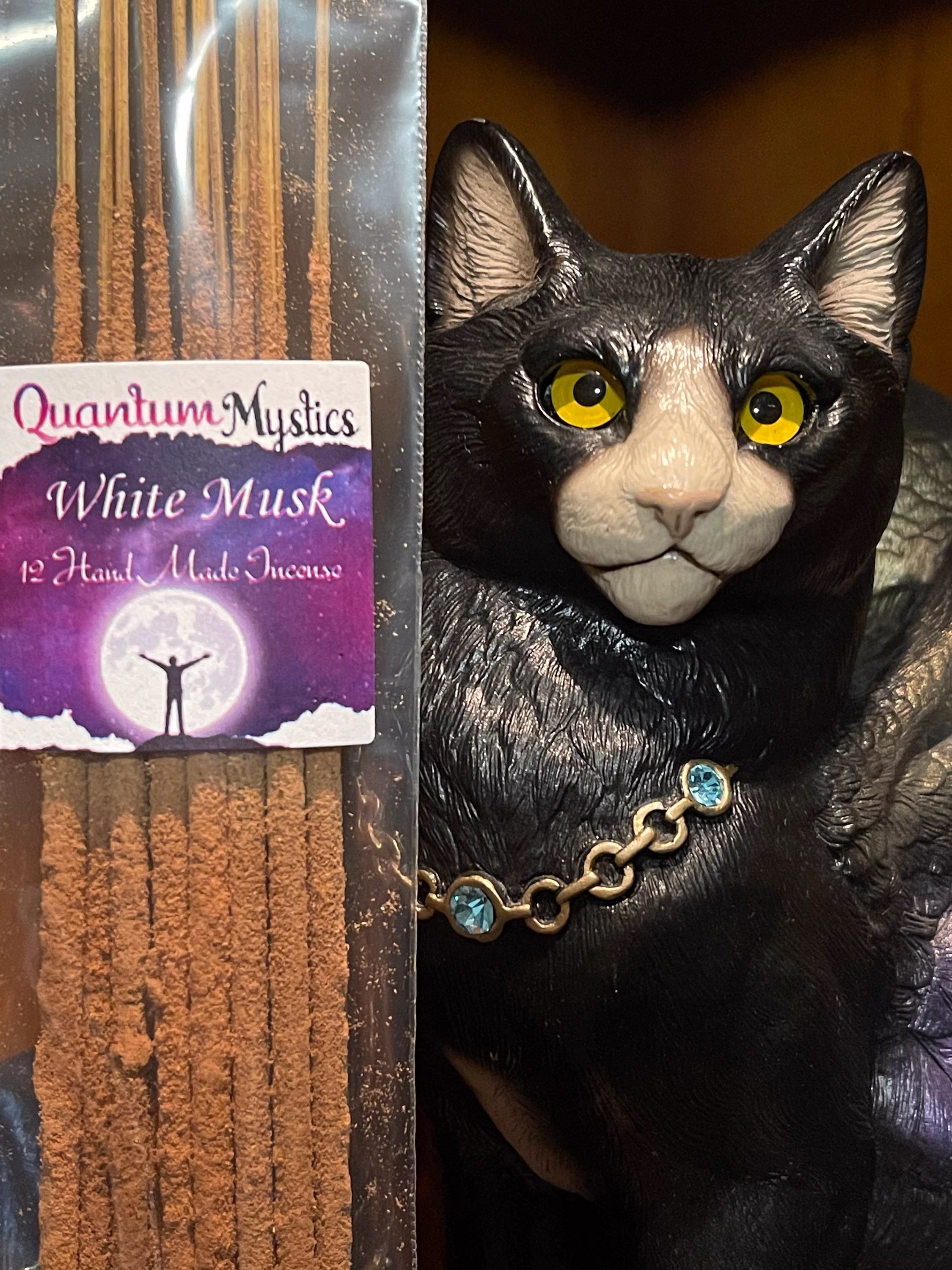 Incense Sticks, White Musk, Hand Rolled Sticks 12Pck, Resin , Meditation, Pagan, Herbal Incense, Essential Oils