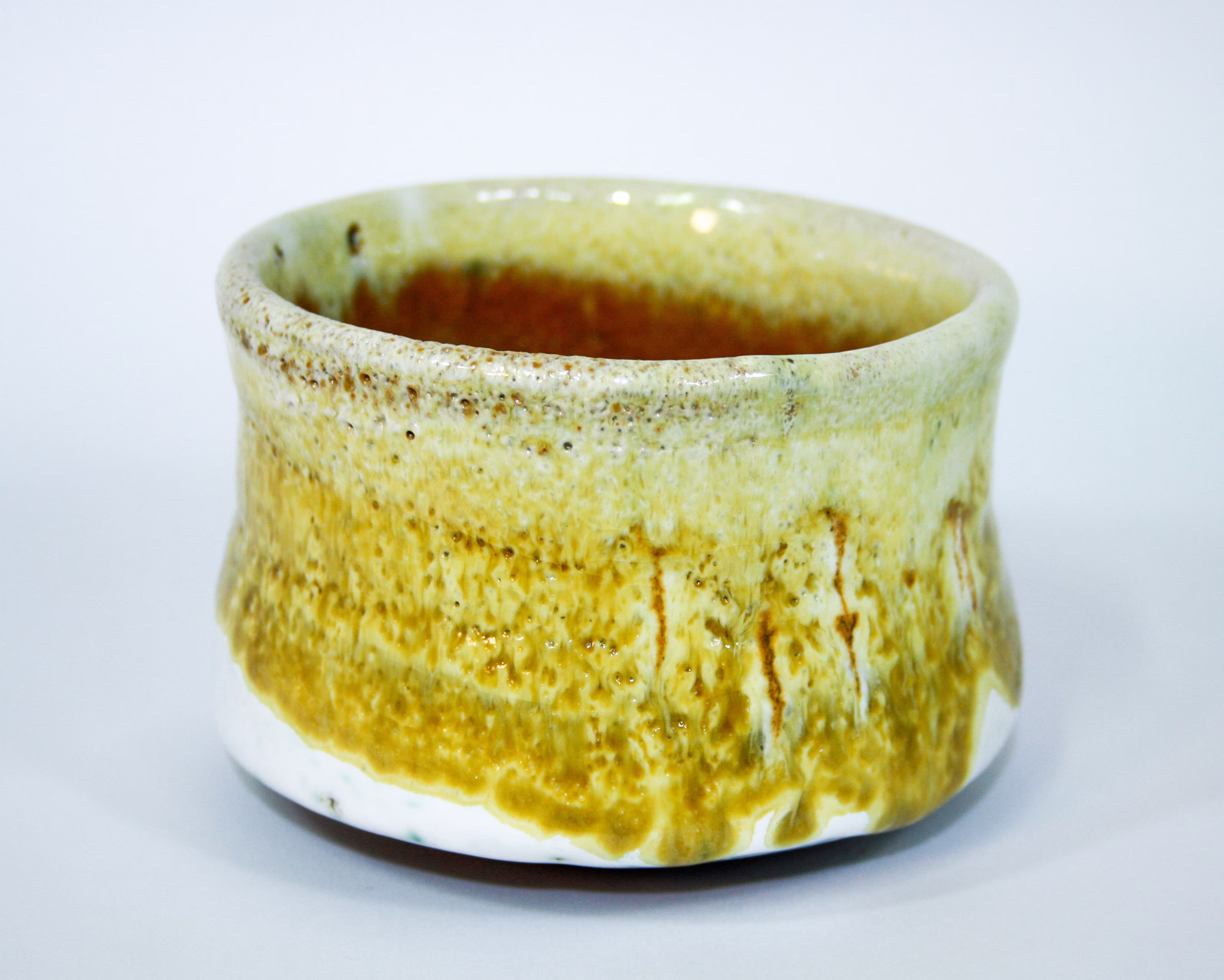 Handmade Tea Bowl. Matcha Chawan. Stoneware Studio Pottery. Air Freight