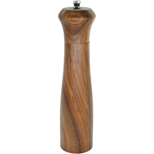 Fvbjd - Salt and Pepper Mill - Adjustable Acacia Wood Salt and Pepper Grinders Shakers with Ceramic Grinding Core 8 inch acacia wood
