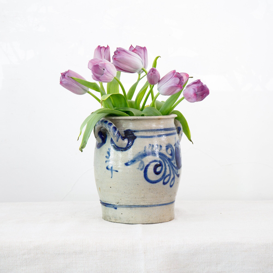 Dutch Salt Glazed Storage Pot