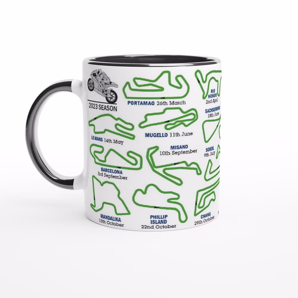 2023 Motogp Fixtures Mugs - Season Fixture All Races