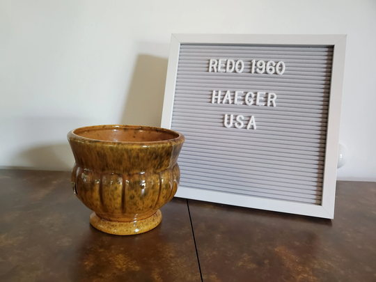 Vintage Haeger Pottery Flower Pot Planter