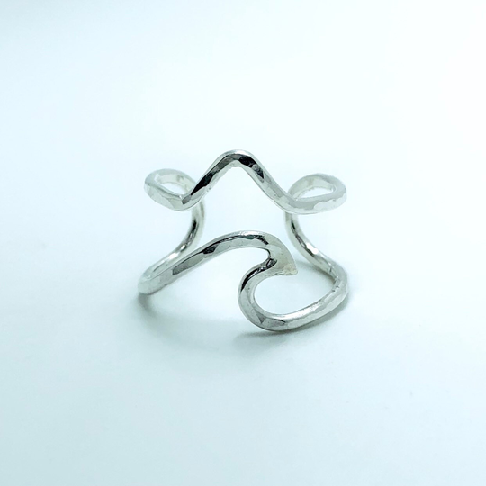 Two Seasons Adjustable Ring . Handmade. Adjustable Ring. Mountain Inspired Jewellery. Ocean Inspired. Surf Jewellery