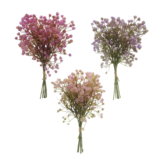Baby's Breath Artificial Flowers Plastic Fake Flower Bunch Wedding Party Home Seasonal Decoration