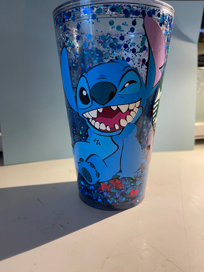 stitch Snow Globe Tumbler