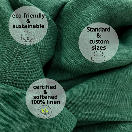 Linen Flat Sheet | Custom Sheet Organic King Natural Queen Summer Sheets Full Twin Bedding