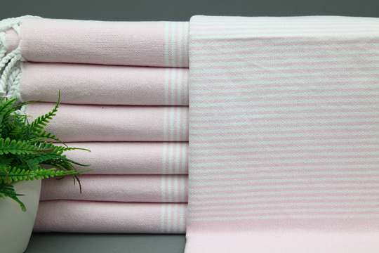 Turkish Hand Towel-Tea Towel-Powder Pink Towel-Hand Towel-18"x40