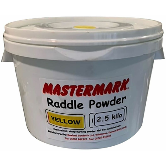 Trilanco - Raddle Powder - Yellow x 2.5 Kg - RP502YWL