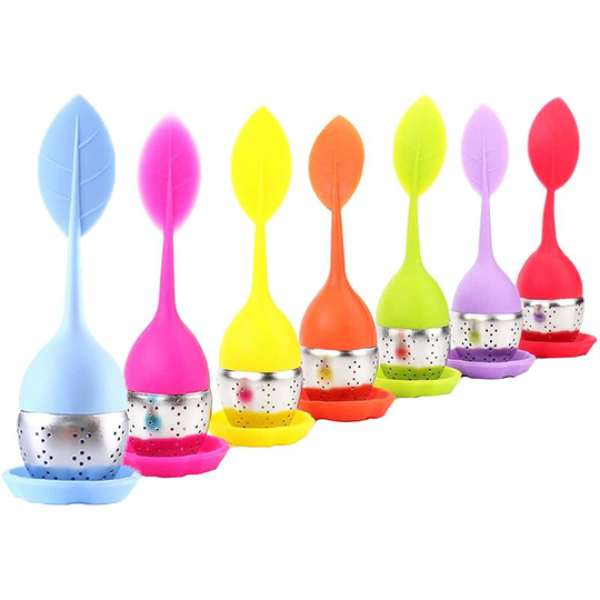 7 Pieces Diffuser Tea Filter, Stainless Steel Tea Strainer, Strainer Tea Infuser, Tea Infuser, Loose Tea Collection Container (Color)