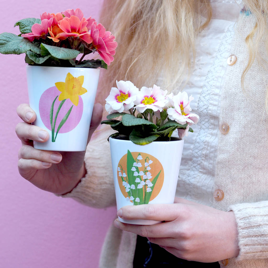 Birth Flower Personalised Plant Pot