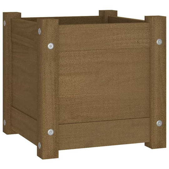 Vidaxl - Garden Planter Honey Brown 31x31x31 cm Solid Pinewood Brown