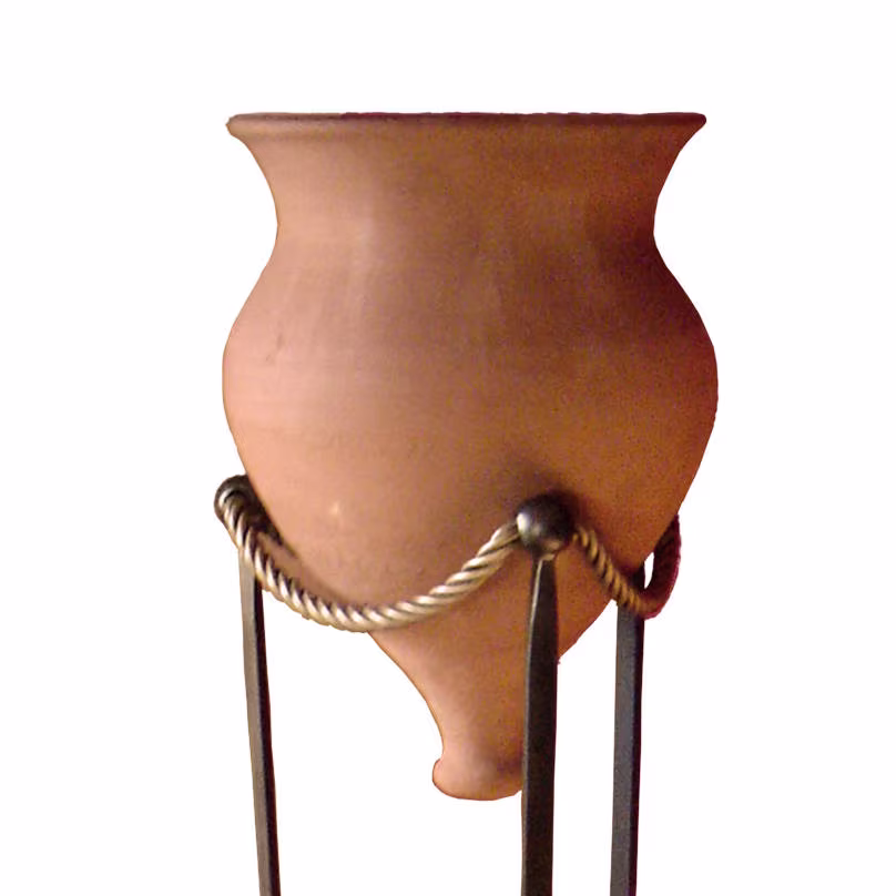 Set Of Two Front Door Flower Pots For A Good First Impression, Planter Pot With Hardware, Photo Studio Prop, Love Design Centerpiece