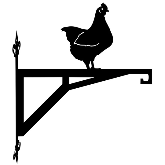Australorp Hen Modern Contemporary Hanging Bracket