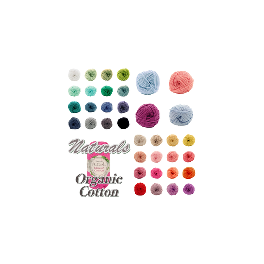 stylecraft Naturals Organic Cotton 50G Dk Vegan Friendly Knitting Crochet Yarn