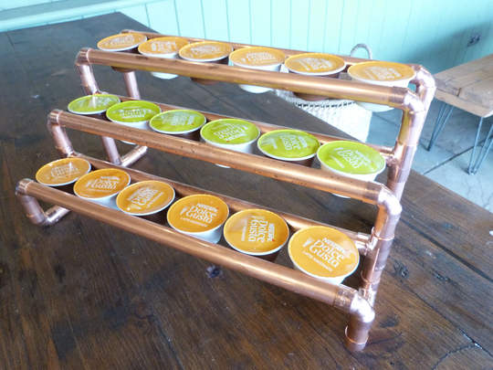 Copper Coffee Pod Stand, Dolce Gusto Size