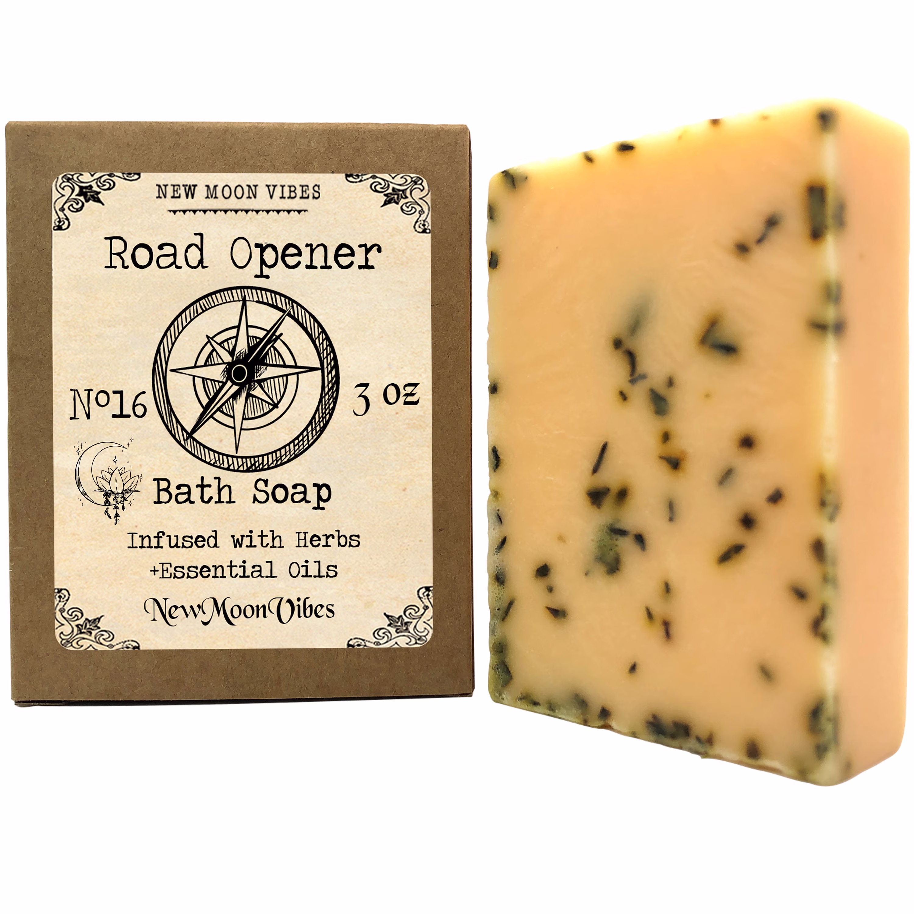 Road Opener Conjure Ritual Bath Spell Wicca Herbal Soap Bar Eliminate Blockages Remove People Obstacles Clear Path Invoke Success