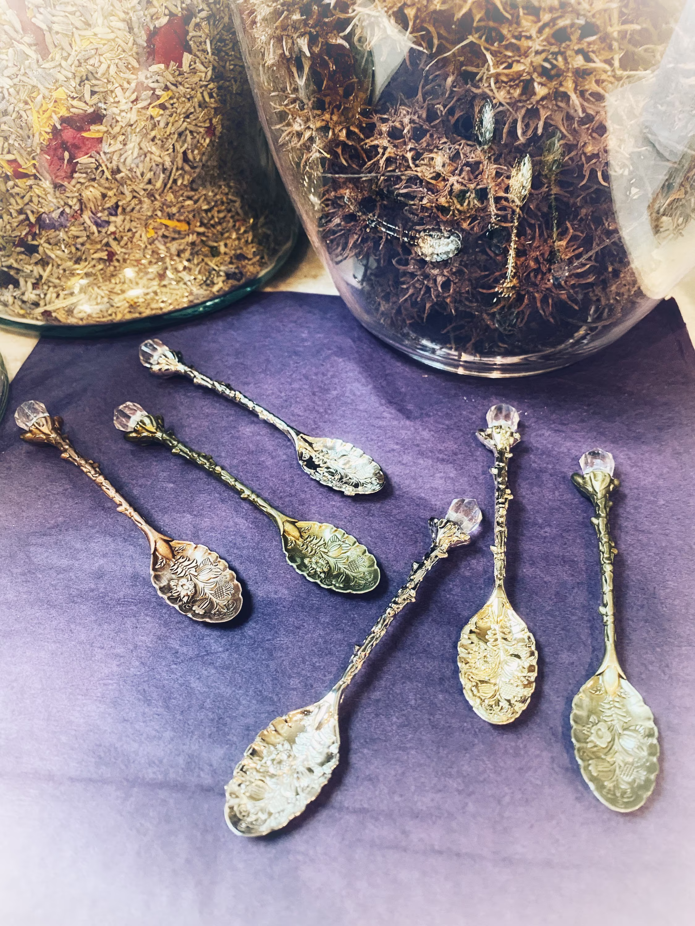 Quartz Point Witches Spoons