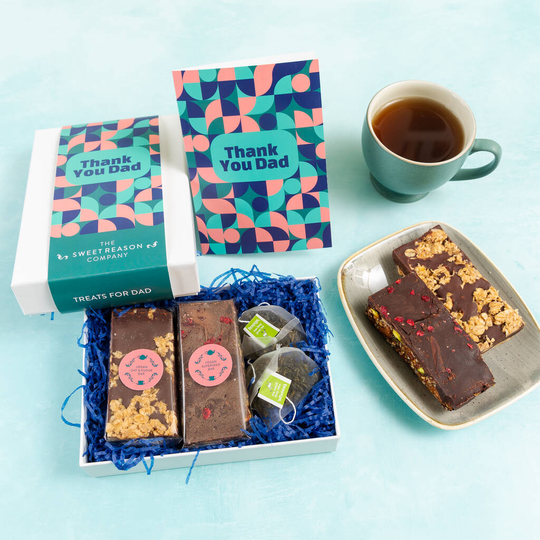 'Thank You Dad' Vegan Afternoon Tea For Two Gift Box
