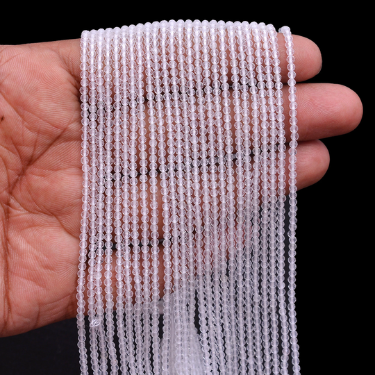 2mm Seed Stone Beads For Personalized Jewelry Making 2mm Micro Round Faceted Crystal Tiny | 13